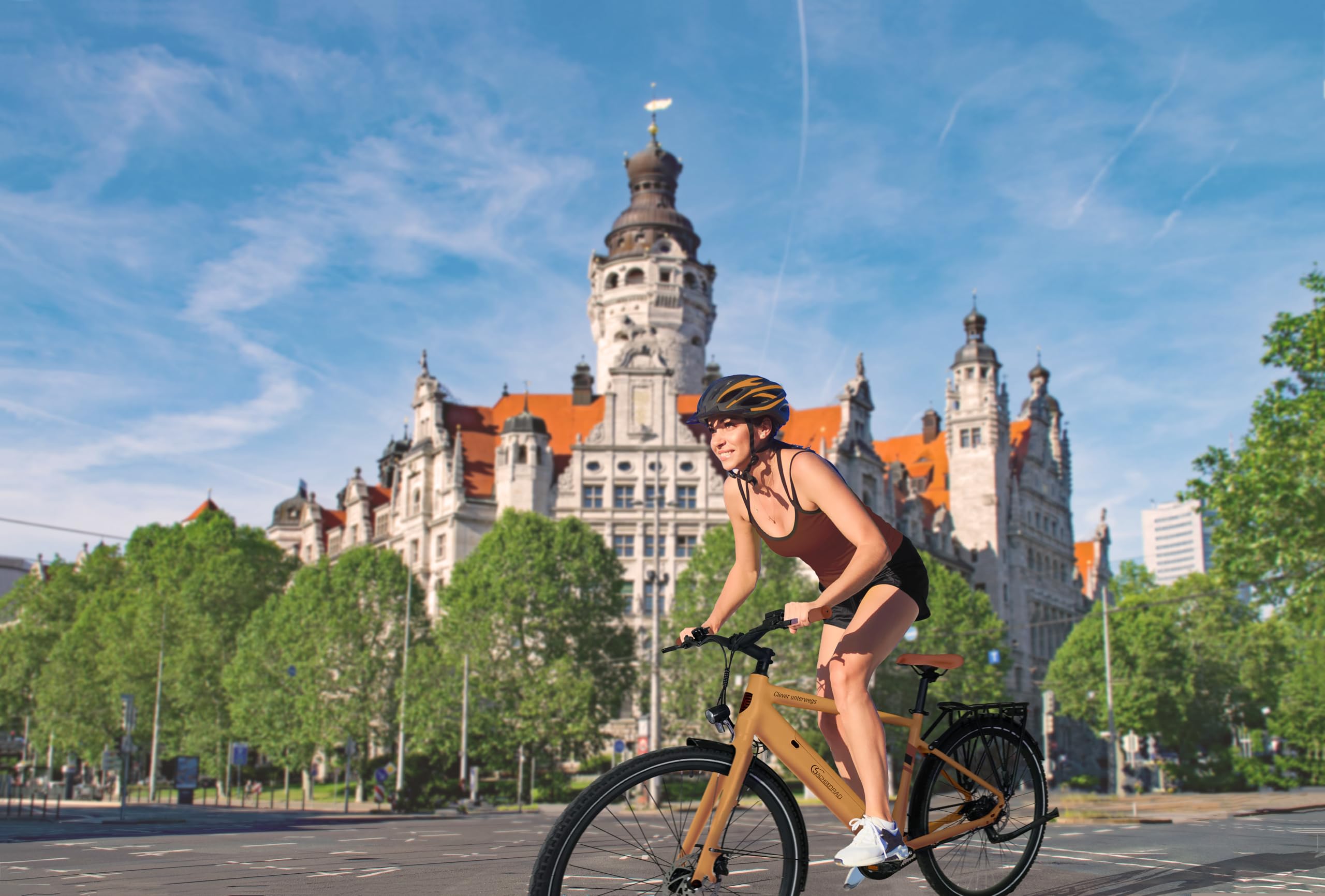 Allrounder Urban Trekking Vélo électrique C3T avec capteur de couple d'entraînement par courroie | 28 pouces 18 kg Vélo électrique Pedelec ultra léger pour homme et femme