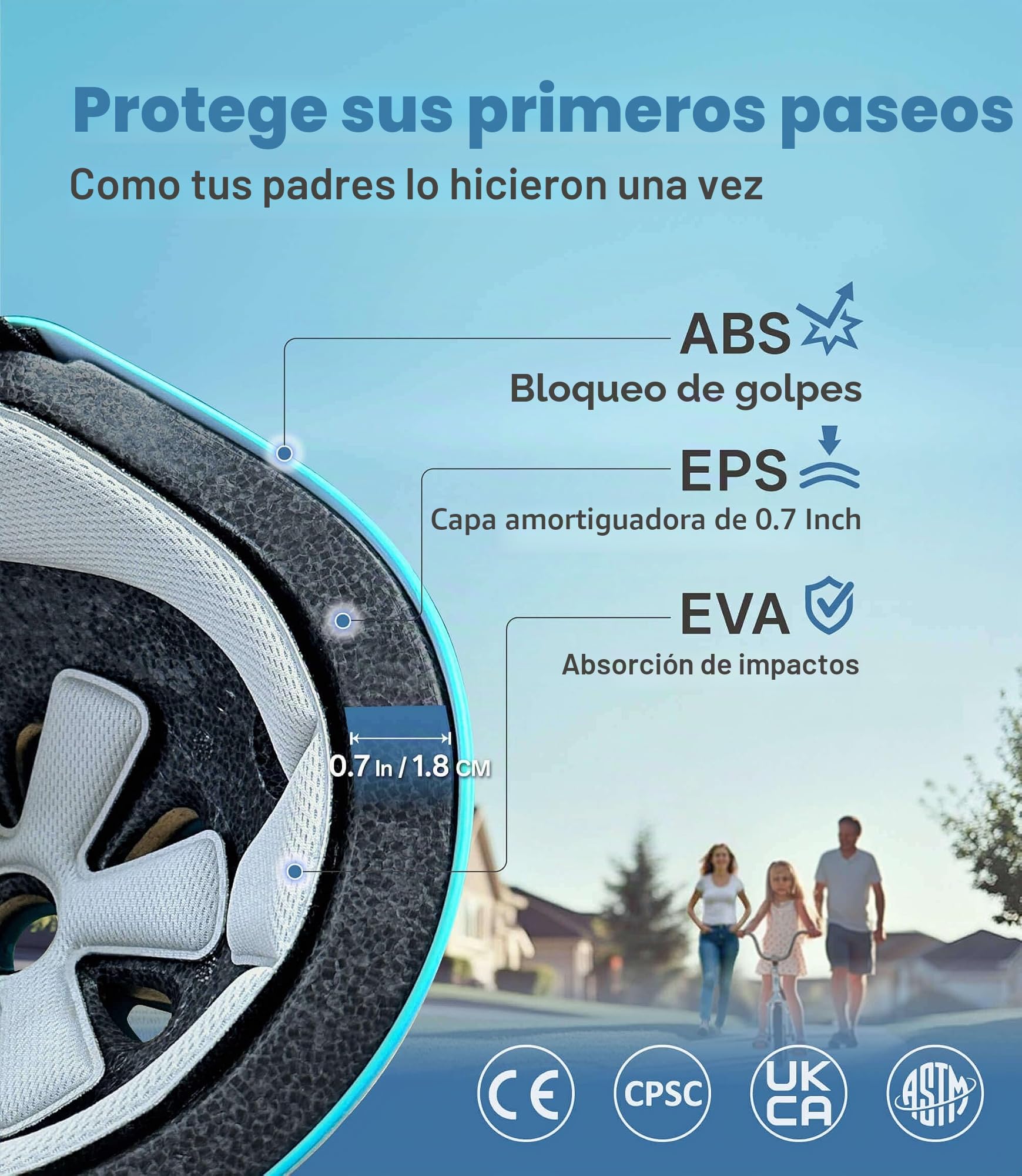 Simply Kids Casco Bicicleta Niño con Pegatinas DIY I Casco Bici Certificado CPSC y CE con Adjustador para Patinete Skateboard Skate Bicicleta Scooter Moto I Casco Niño 2 años Niña Bebe