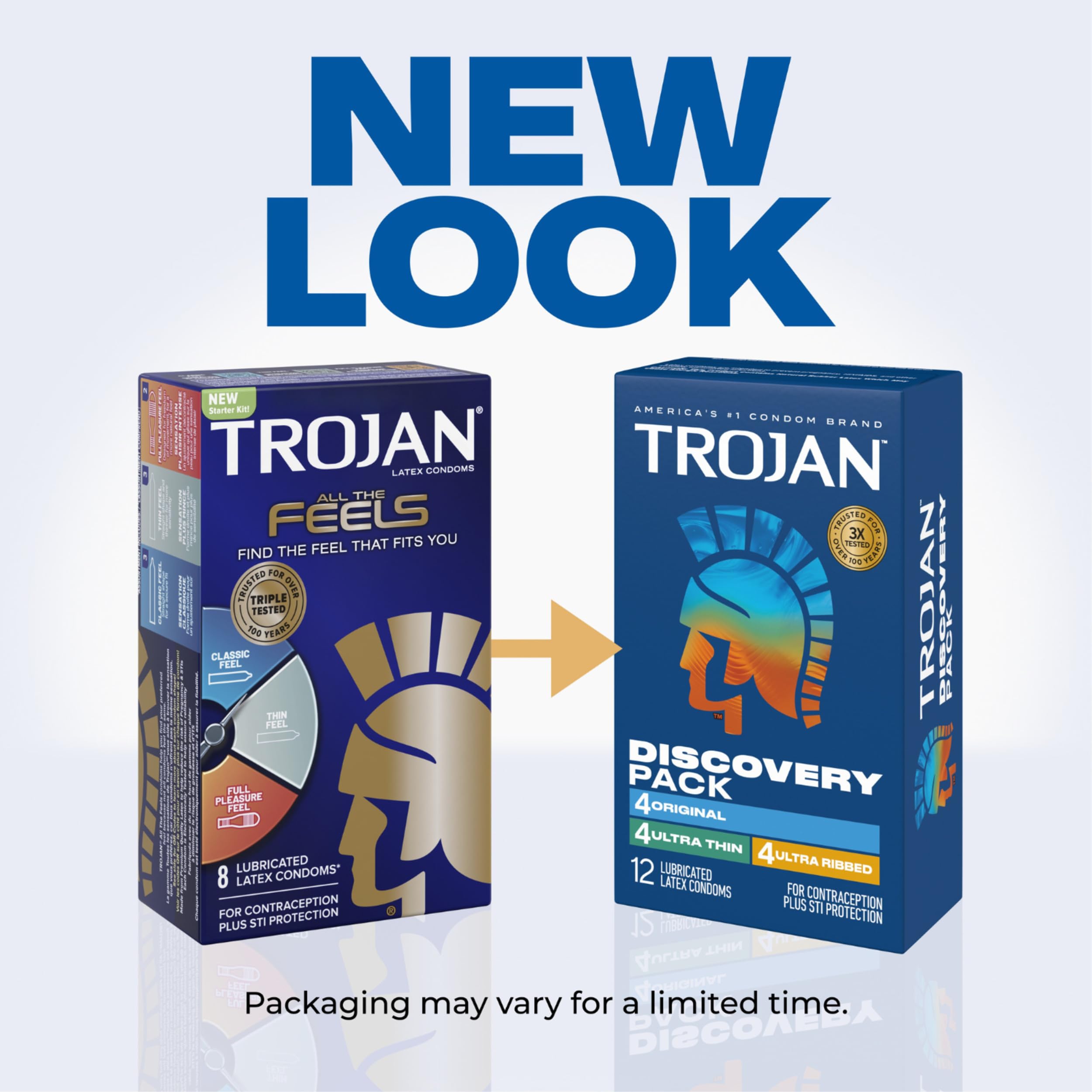 Amazon.com: Trojan Discovery Pack, Assorted Latex Lubricated