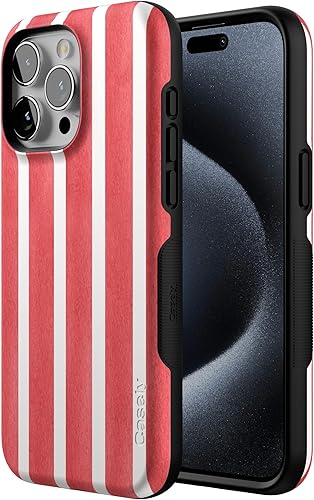 Vista 968 de Casely Funda para iPhone 15 Pro Jardín Secreto Flores mixtas Funda atrevida Compatible con MagSafe y botón de acción Jardín Secreto Floral