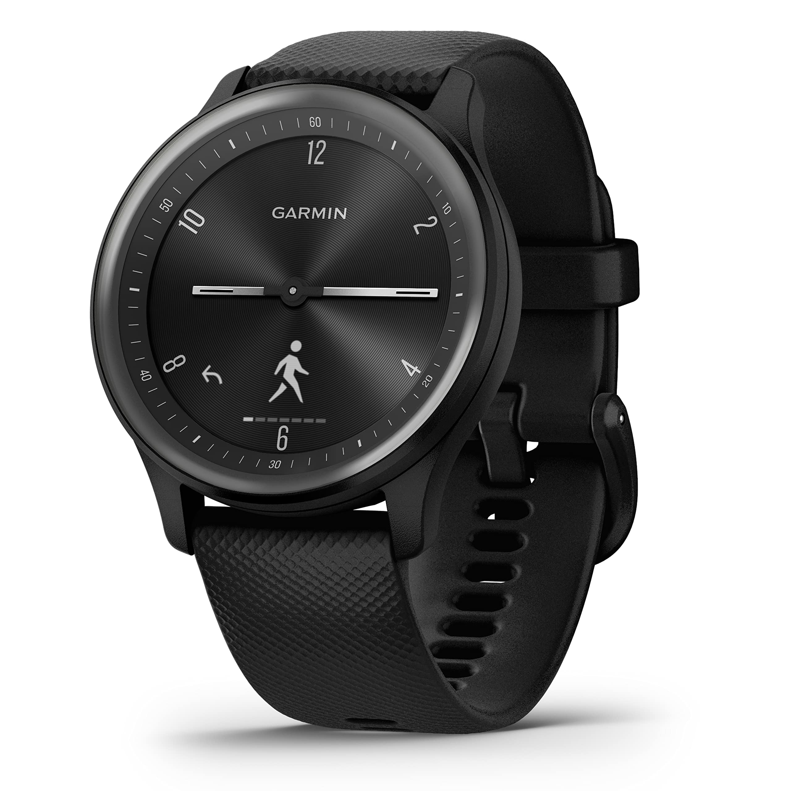 Garmin Vivomove Sport, Hybrid Smartwatch, Black Case and Silicone Band :  Amazon.com.au: Electronics