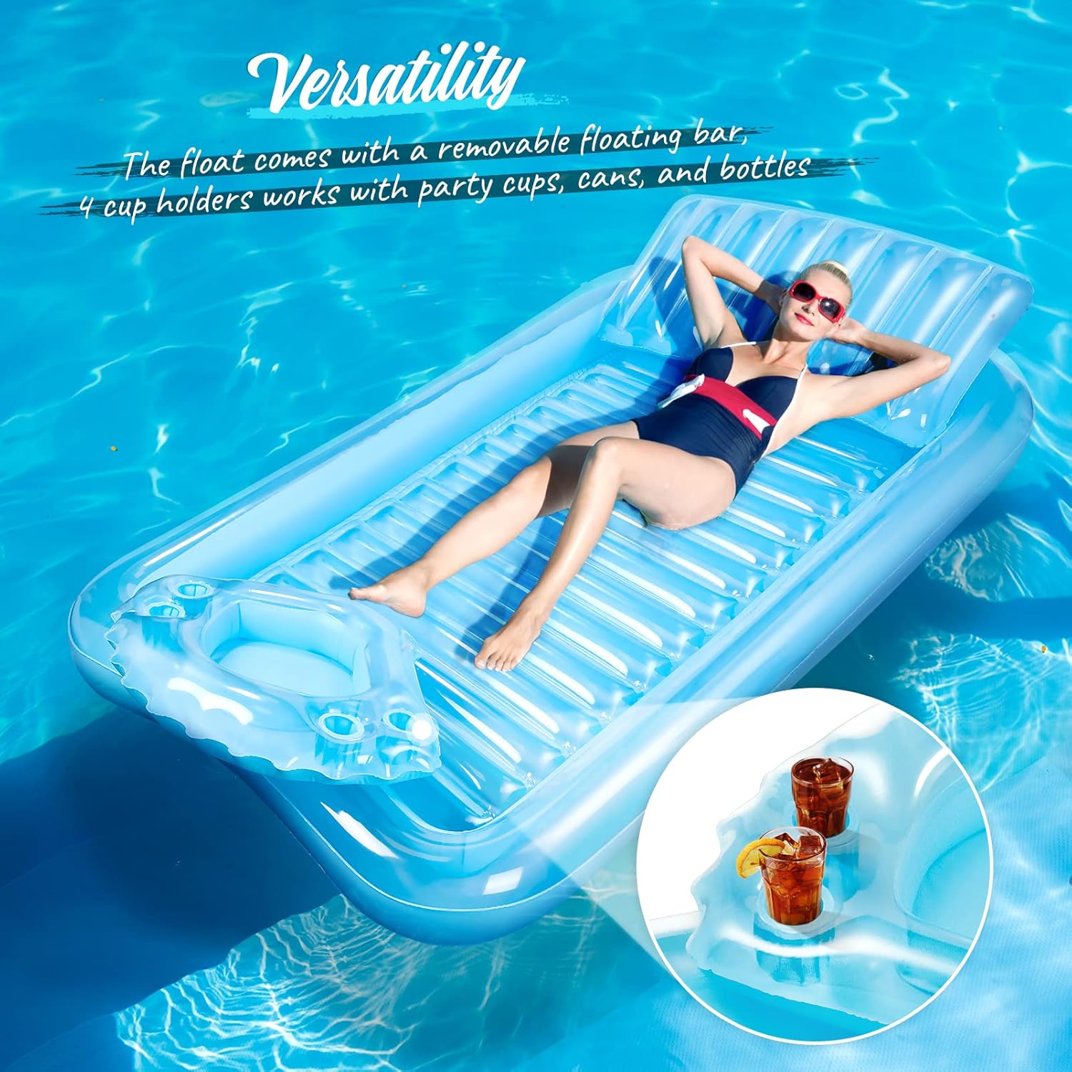 Buy Inflatable Tanning Pool Lounge Float, Suntan Raft Float Personal