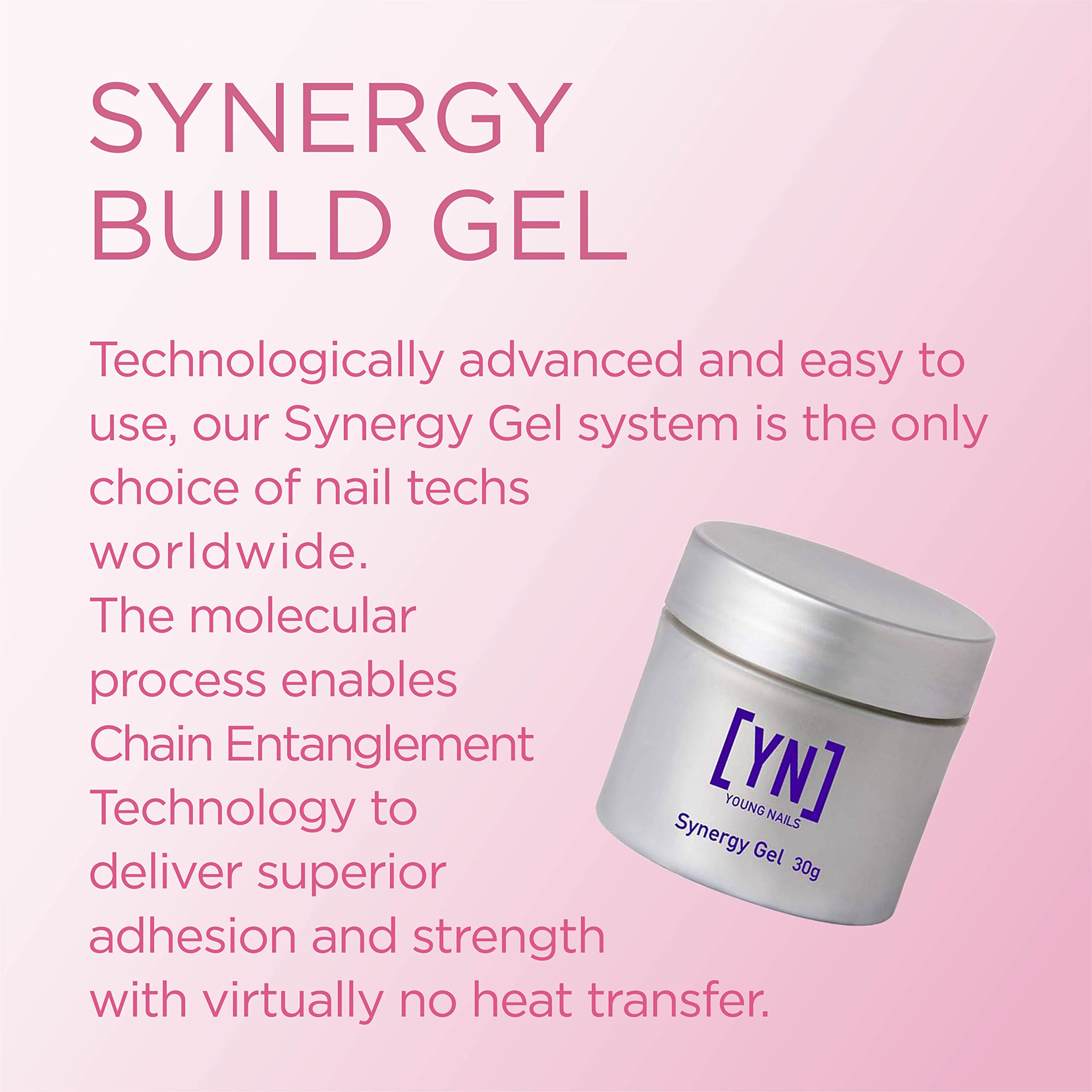 Young Nails Synergy Building Gel Hard Gel for Nail Enhancements