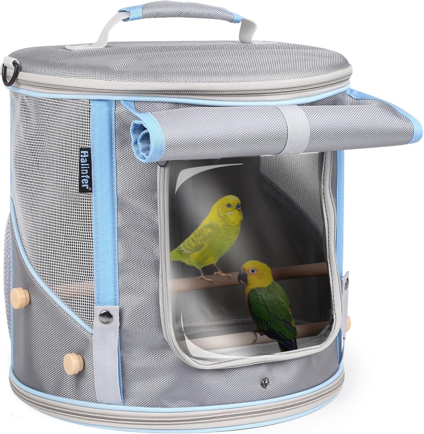 Illustration of Portable Travel Cage For Macaws