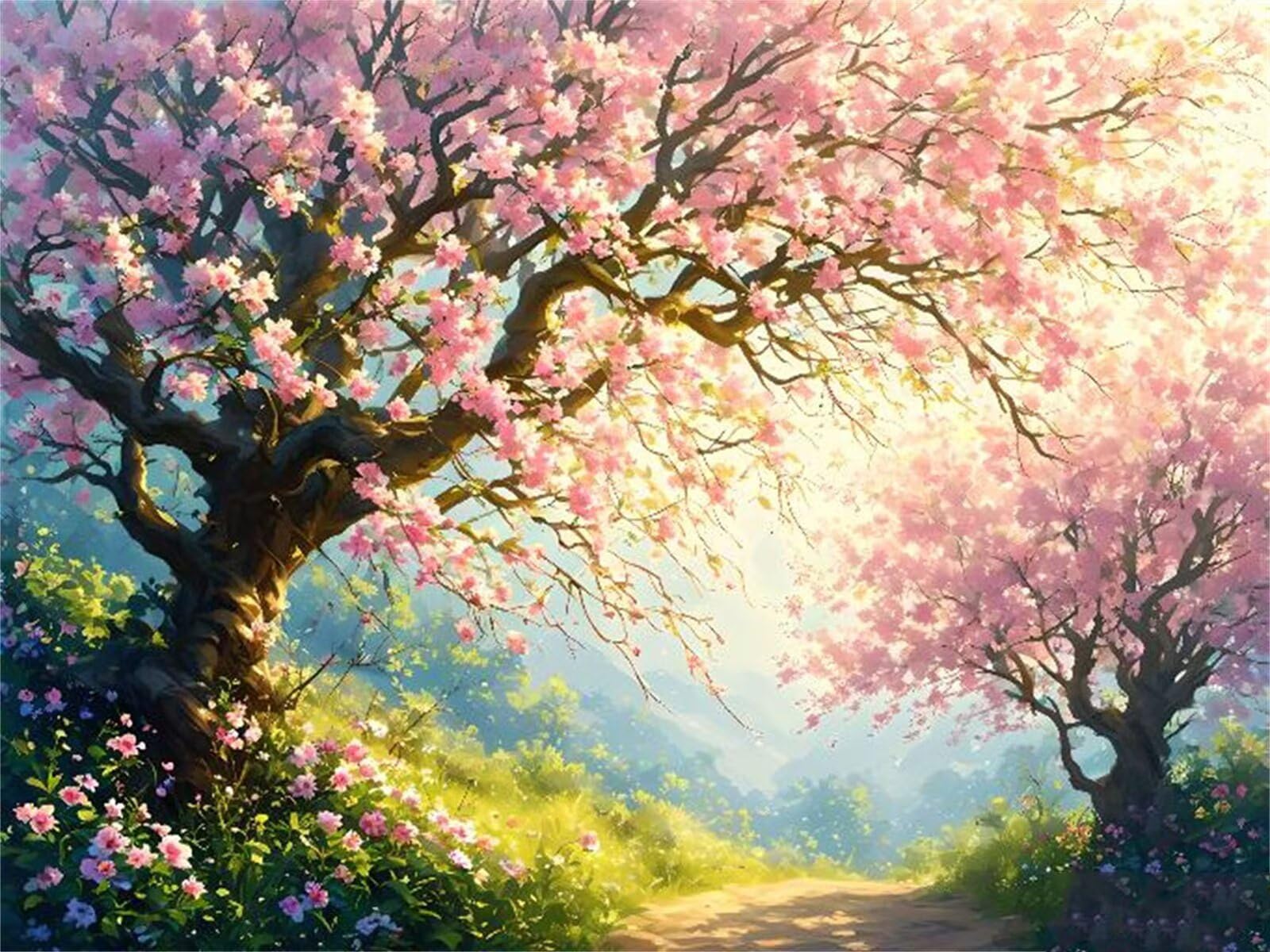 Amazon.co.jp: ダイヤモンドアート 桜の木 ダイヤモンドアート キット