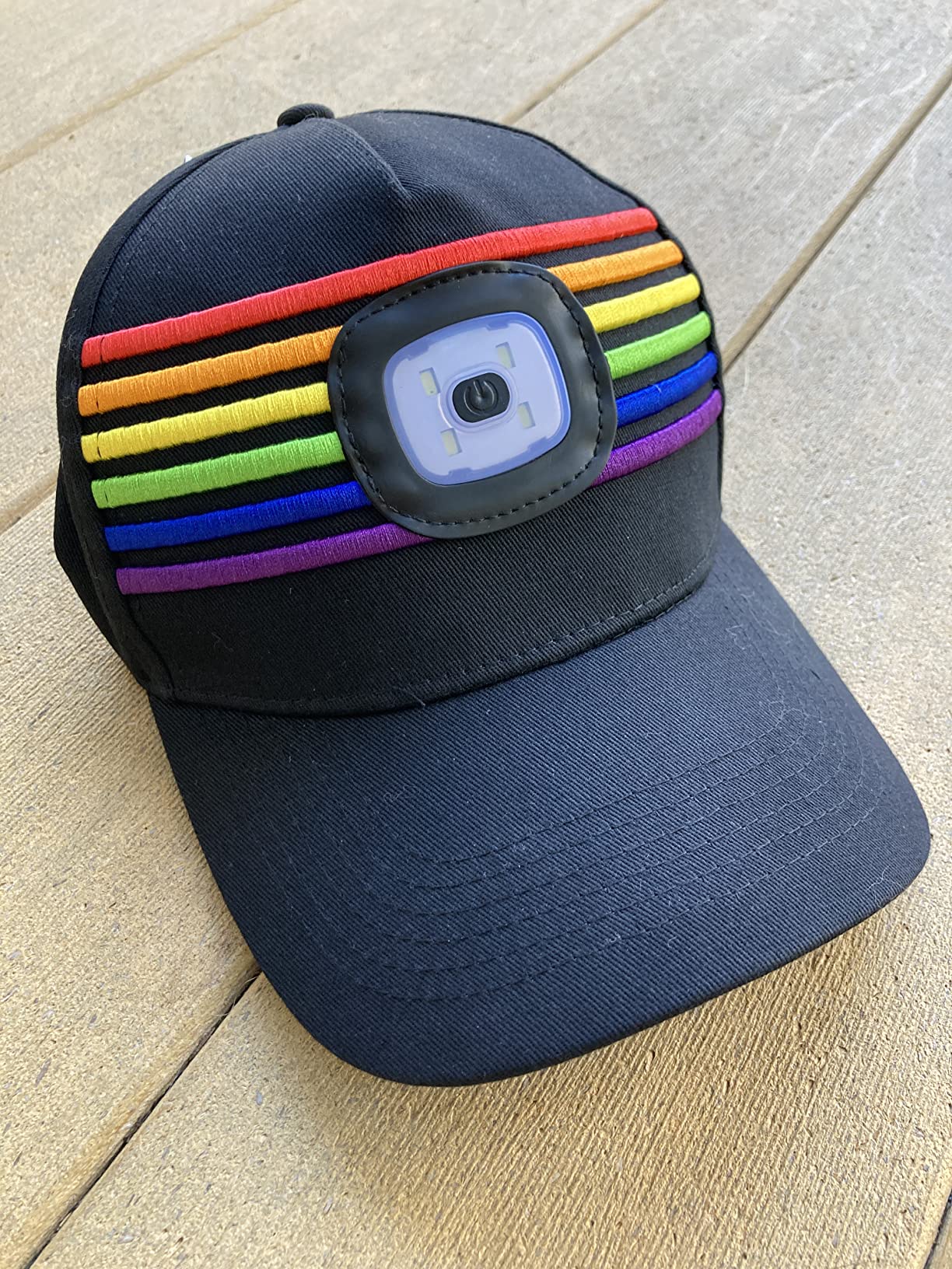 6/mo Finance Roq Innovation Headlight Hat LED Baseball Cap, Unisex