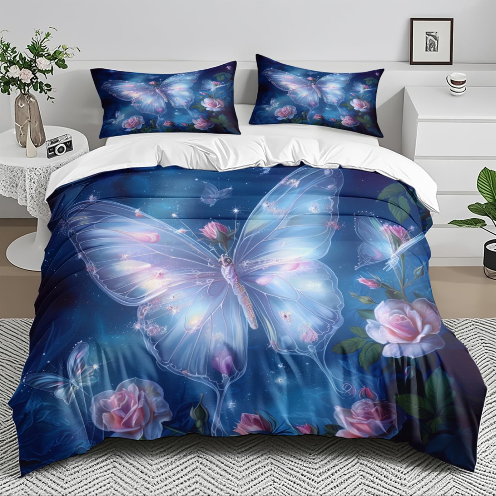 Housse couette 240x220 fleurs roses pour transformer votre lit en nid douillet