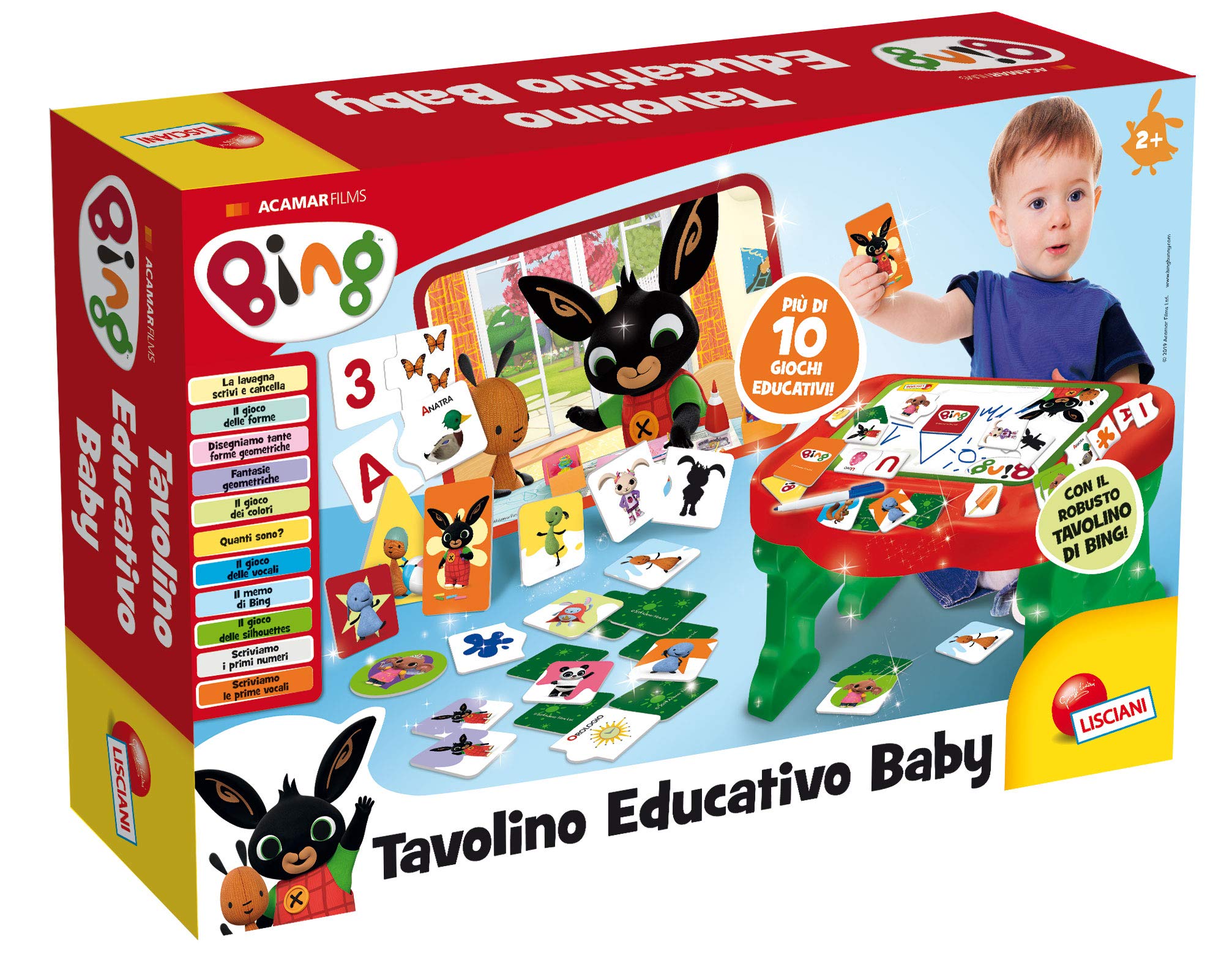 Liscianigiochi 75874 Bing Banchetto Educativo Baby & Giochi 75867 Bing Raccolta Giochi Educativi Baby