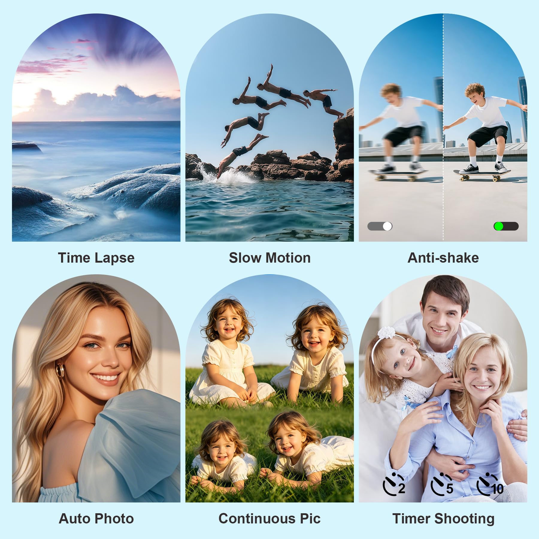 Videocamera digitale 4K, 2026 aggiornata con telecomando e touch screen e messa a fuoco automatica, videocamera digitale per vlogging su Youtube, 48 MP foto 4K 60 FPS, con telecomando/batteria
