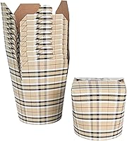 Vista 15 de Restaurantware Bio Tek - Contenedores de comida de 3.2 x 2.9 x 4 pulgadas, 200 cajas de fideos duraderas, desechables y sostenibles, cajas redondas