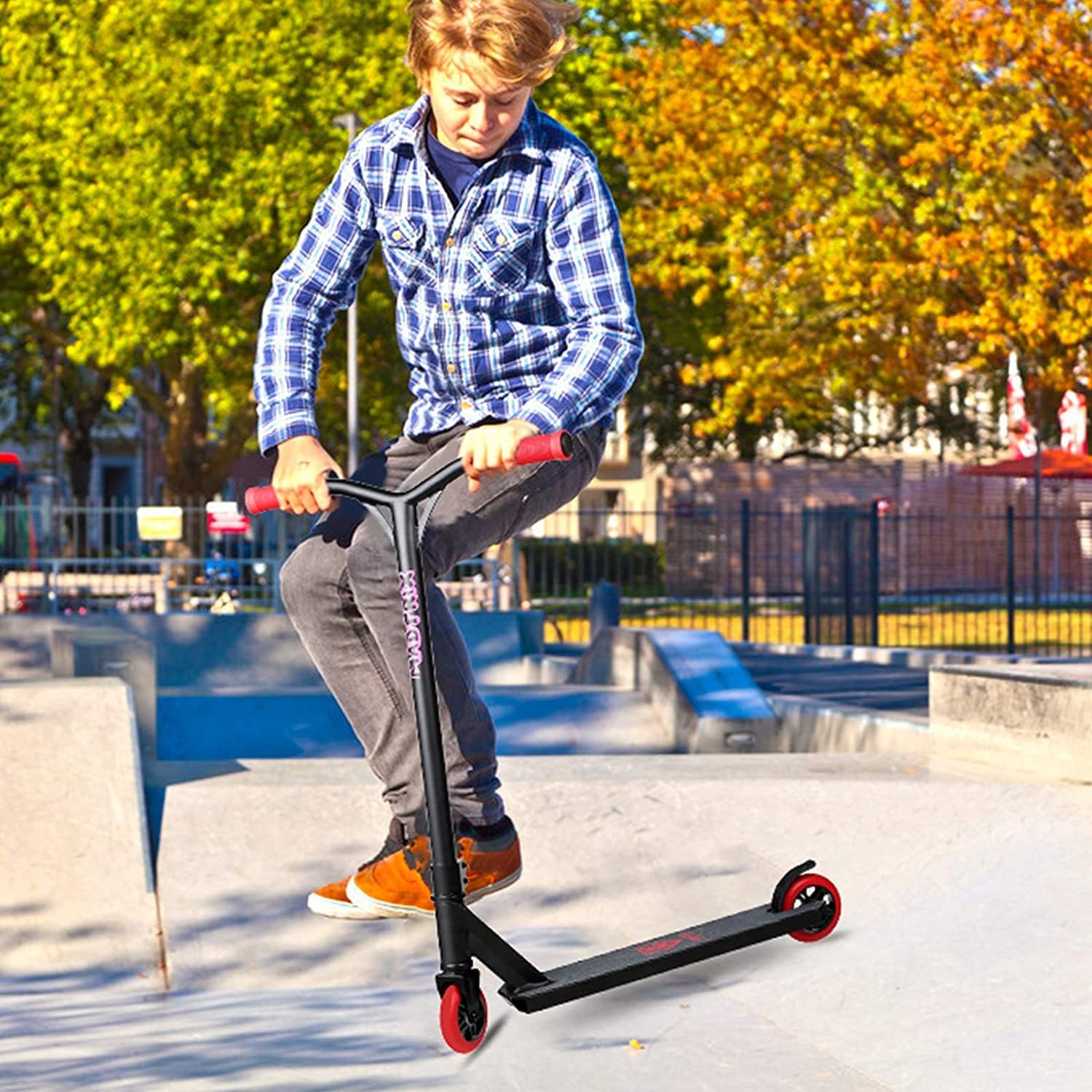 Stunt Scooter Freestyle Trick Scooter for Riders Aged 8 to Adult