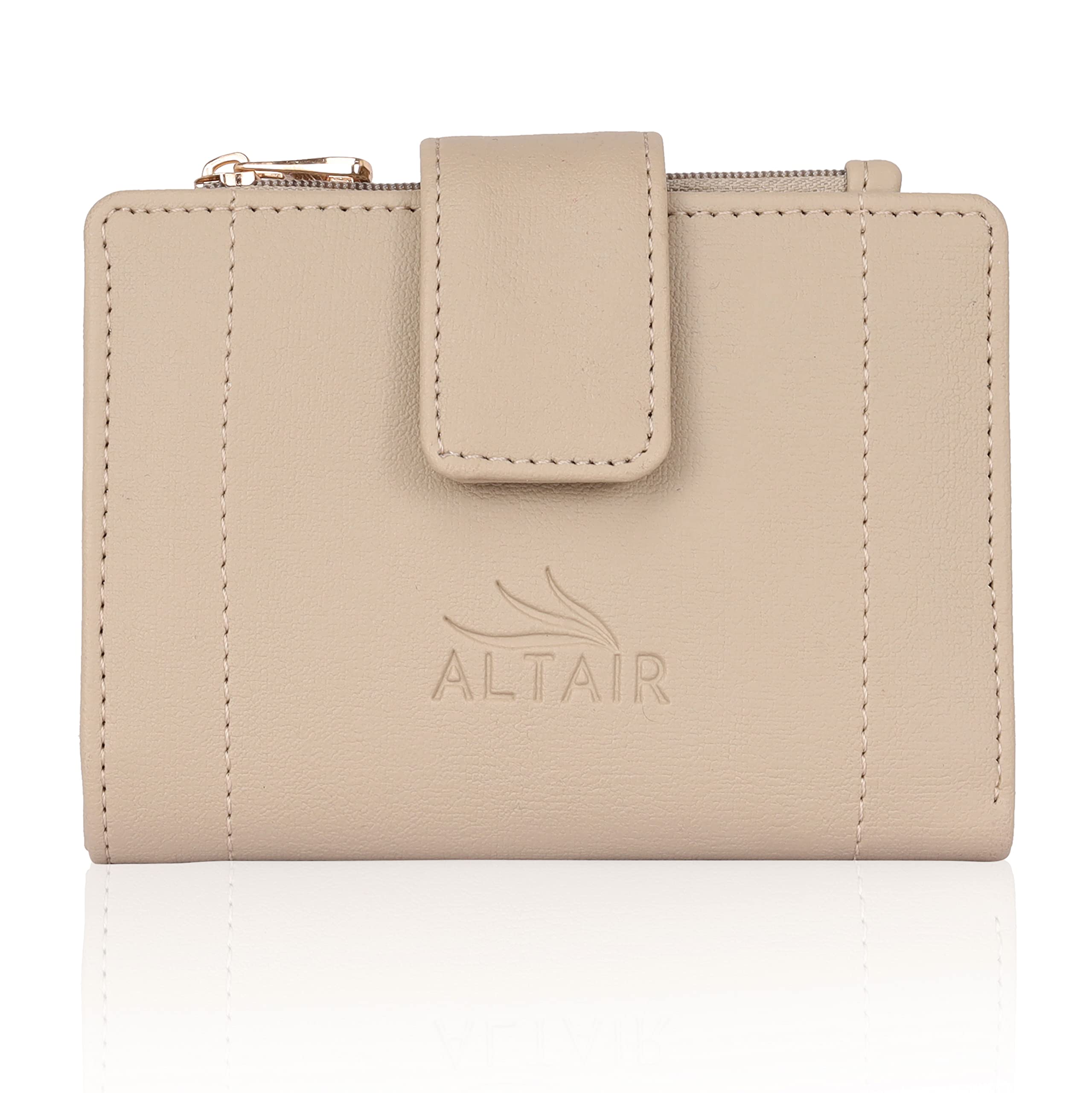 Women's PU Leather Mini Short Card Holder Small Wallet Clutch Mini Multifunctional Coin Wallet (Rustic Green)-image-41