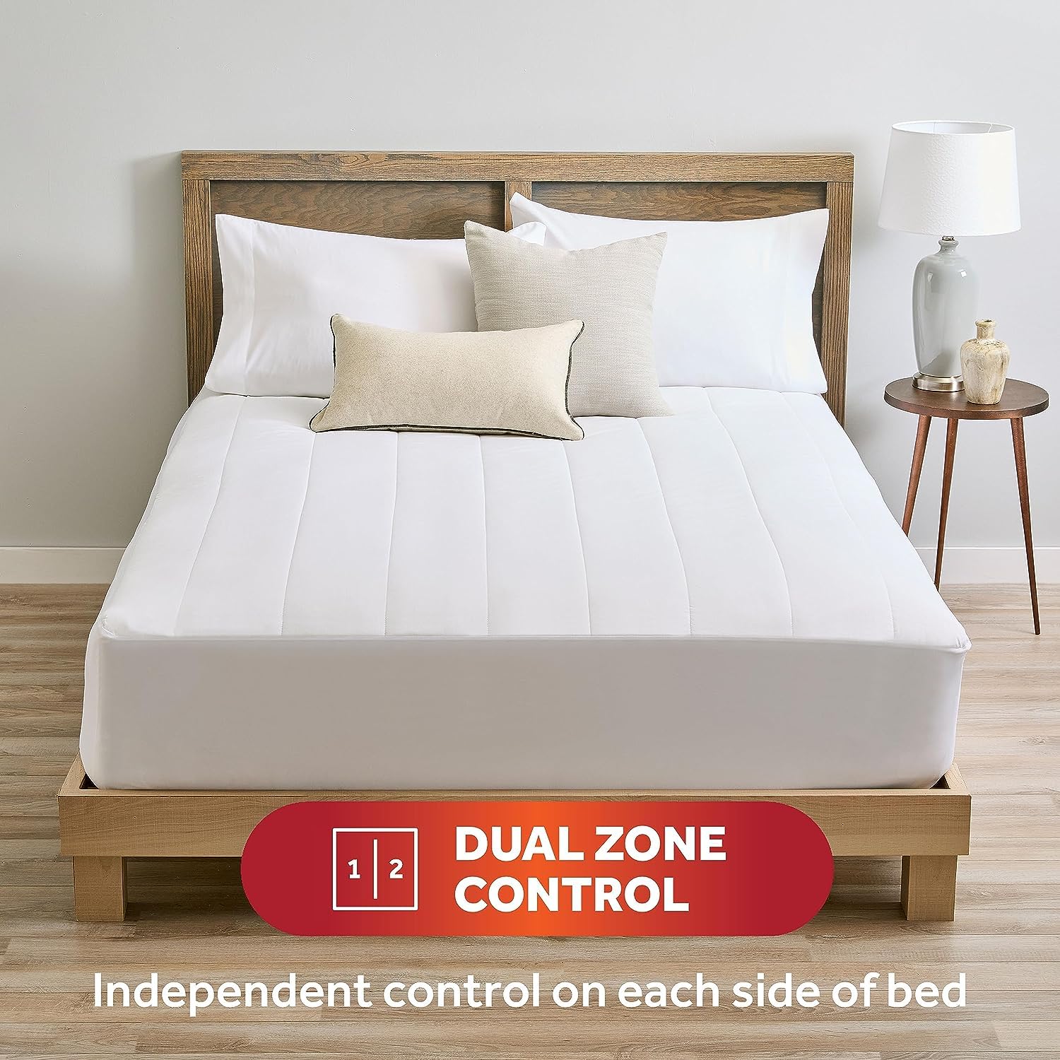 Sunbeam Restful Quilted Heated Mattress Pad 12Heat Settings Auto Shut