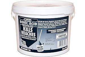 365 Answer Boric Acid Insecticidal Dust, 5 lbs Resealable Pail (Pack of 4)