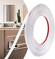 Vista 10 de 0.39in × 20 pies de moldura de pared pelar y pegar - Moldura flexible autoadhesiva para paredes, bordes, marcos, marcos de ventanas, azulejos