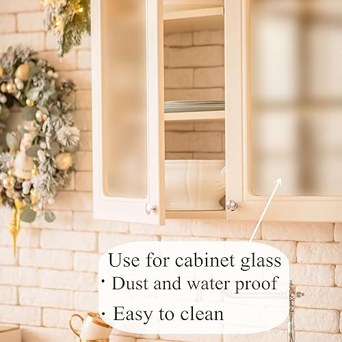 Miniatura 8 de Heroad Papel de contacto transparente autoadhesivo para armarios de cocina, película protectora multiusos, forro de gabinete extraíble para