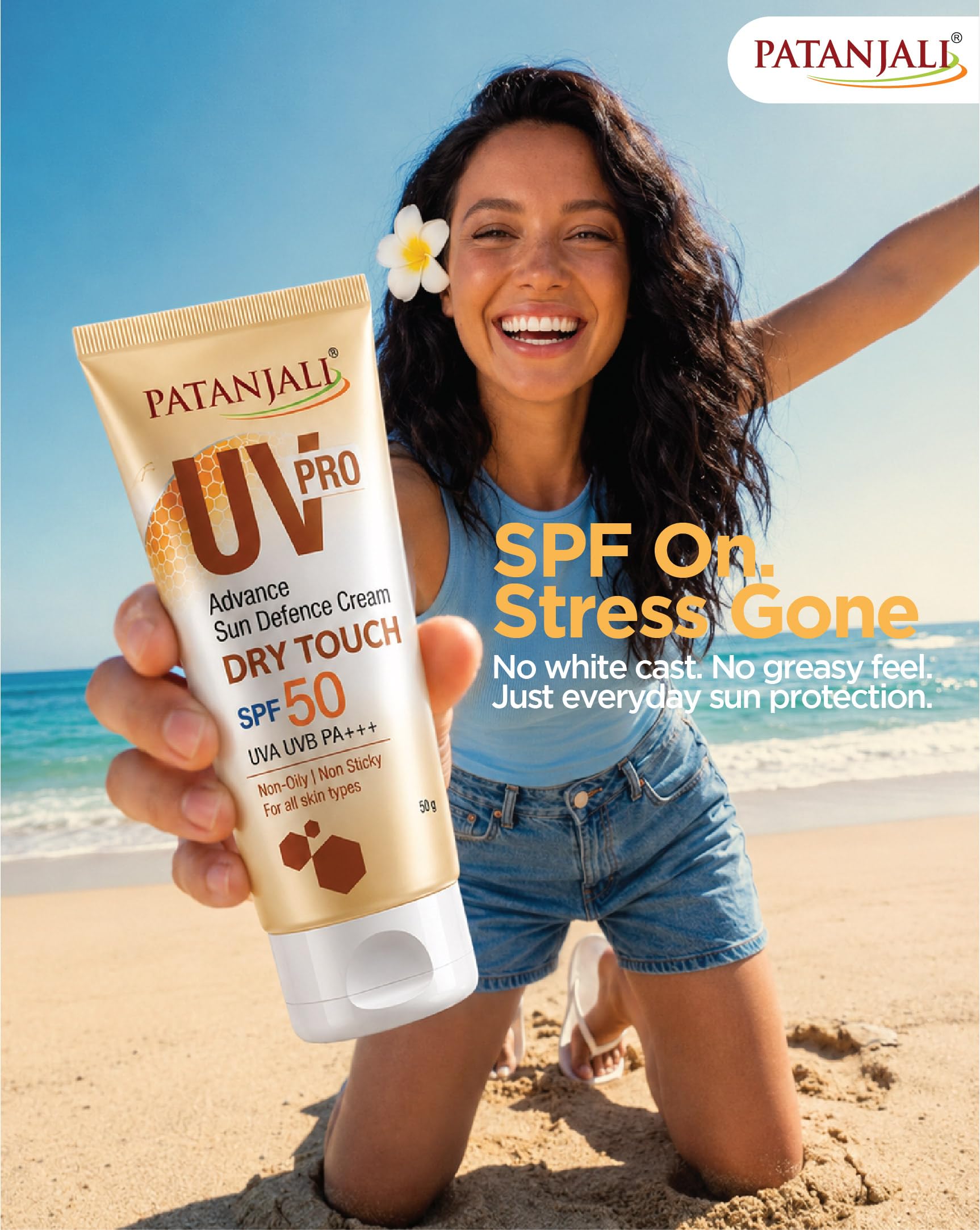 Patanjali UV Pro Sunscreen SPF 50 - Dry Touch -3