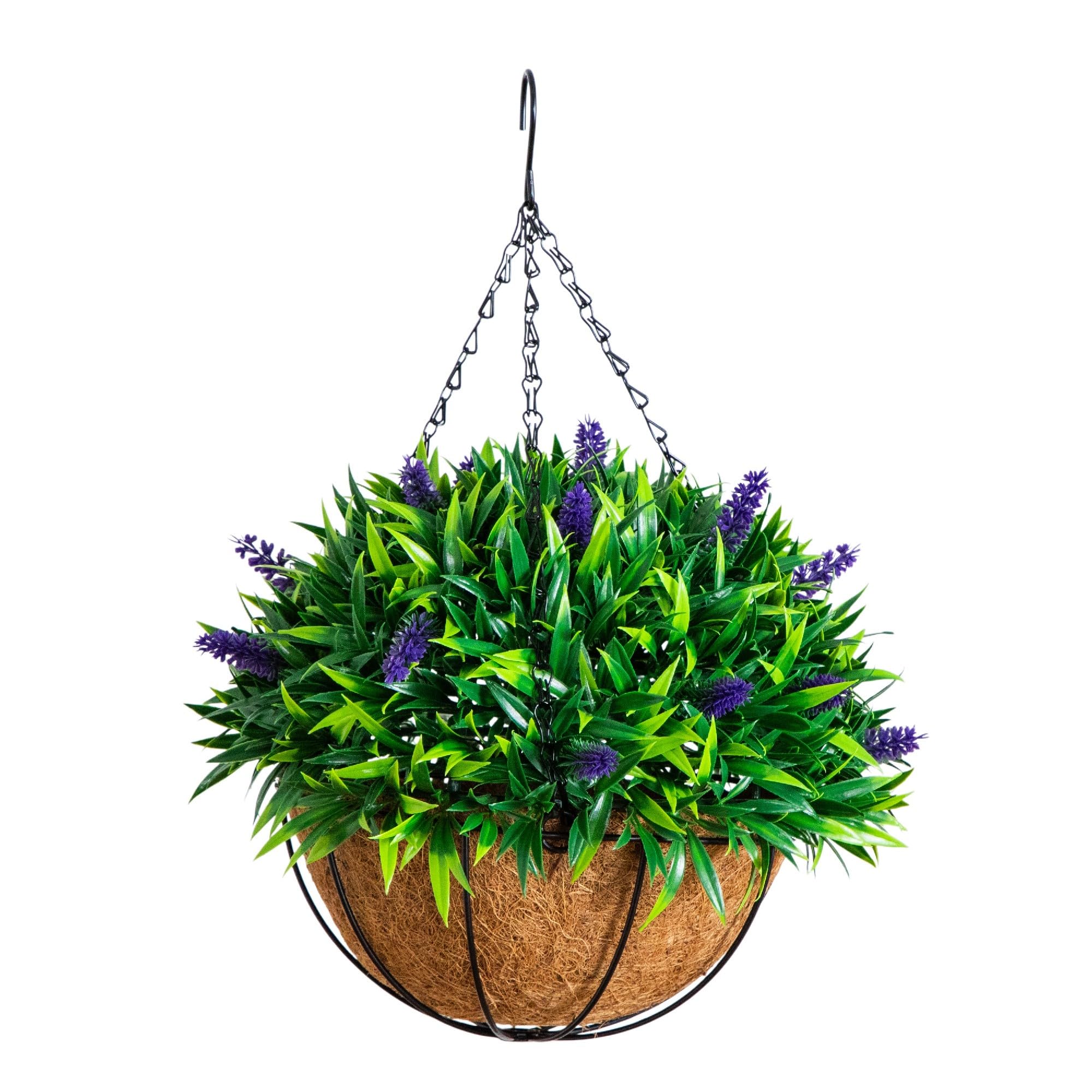 Lavande artificielle suspendue pour un décor fleuri sans aucun entretien nécessaire