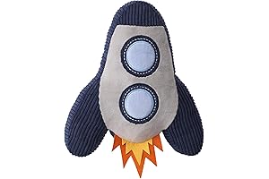 Milky Way Rocket Ship Nursery Throw Pillow Companion