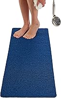 Vista 89 de ENKOSI Alfombra antideslizante para ducha y baño Loofah - Comodidad acolchada suave - Sin ventosas para bañeras lisas o texturizadas - Drenaje