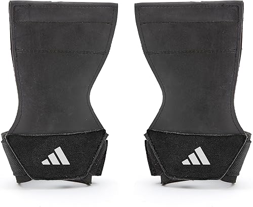 Miniatura 2 de adidas Padded Lifting Grips, Wrist Wraps for Weightlifting with Rubberized Palm & Secure Wrist Fastening