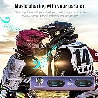 Vista 5 de FreedConn Auriculares Bluetooth para motocicleta TCOM SC casco intercomunicador 3 riders Pelar 800M 2 Riders Hablando Sistemas de comunicación