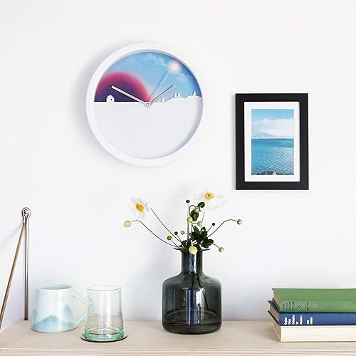 Miniatura 2 de SUCK UK - Reloj de pared  Noche y día  Decoración de cocina, sala de estar y dormitorio  Diseño novedoso de 24 horas