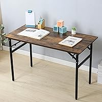 Vista 4 de Need Home Office Desk 47 inch Folding Computer Table,No Install Computer Table Workstation Perfect for Teens/Office/Home Vintage W347110123-ND