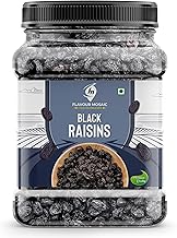 FLAVOUR MOSAIC Black Raisin 1000 GM | Draksh, Kaali Dakh, Kali Kishmish Raisins | Naturally Sourced, Dried & Sweet Dry Fruits