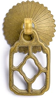 Hardware Philosophy "Flower Box Brass Hardware Pulls 2.1 Inches - Set of 2 - Architectural, Interior Design, Furniture Cabinet Customization Hardware