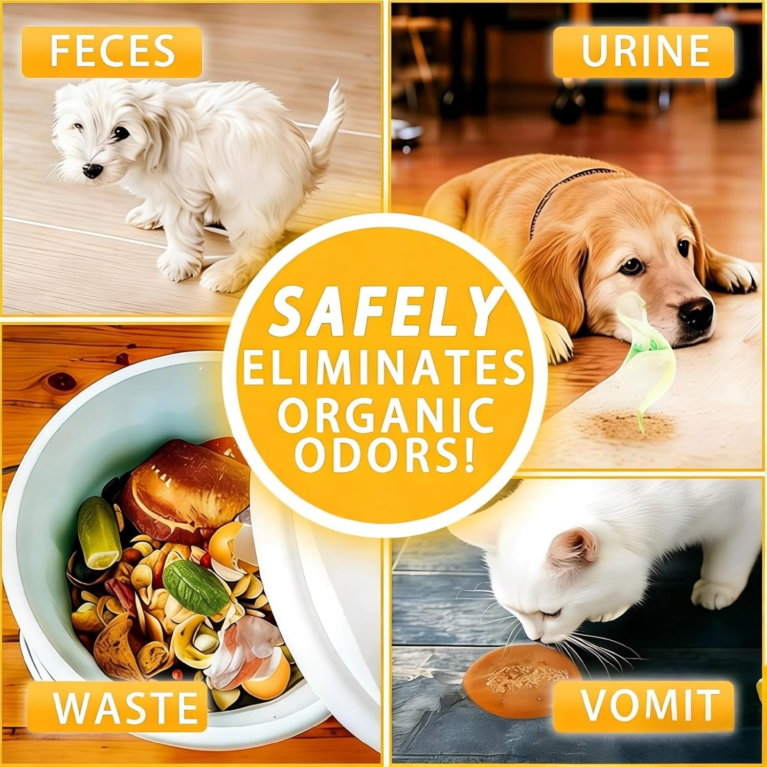 500ML Pet Odor Eliminator Cleaning Solution,Compatible With MOVA V50 Ultra/Z60 Ultra Roller Complete/P10 Pro Ultra/S20 Ultra,Vacuum Cleaner Concentrated Pet Odor Eliminator Solution(2pcs)