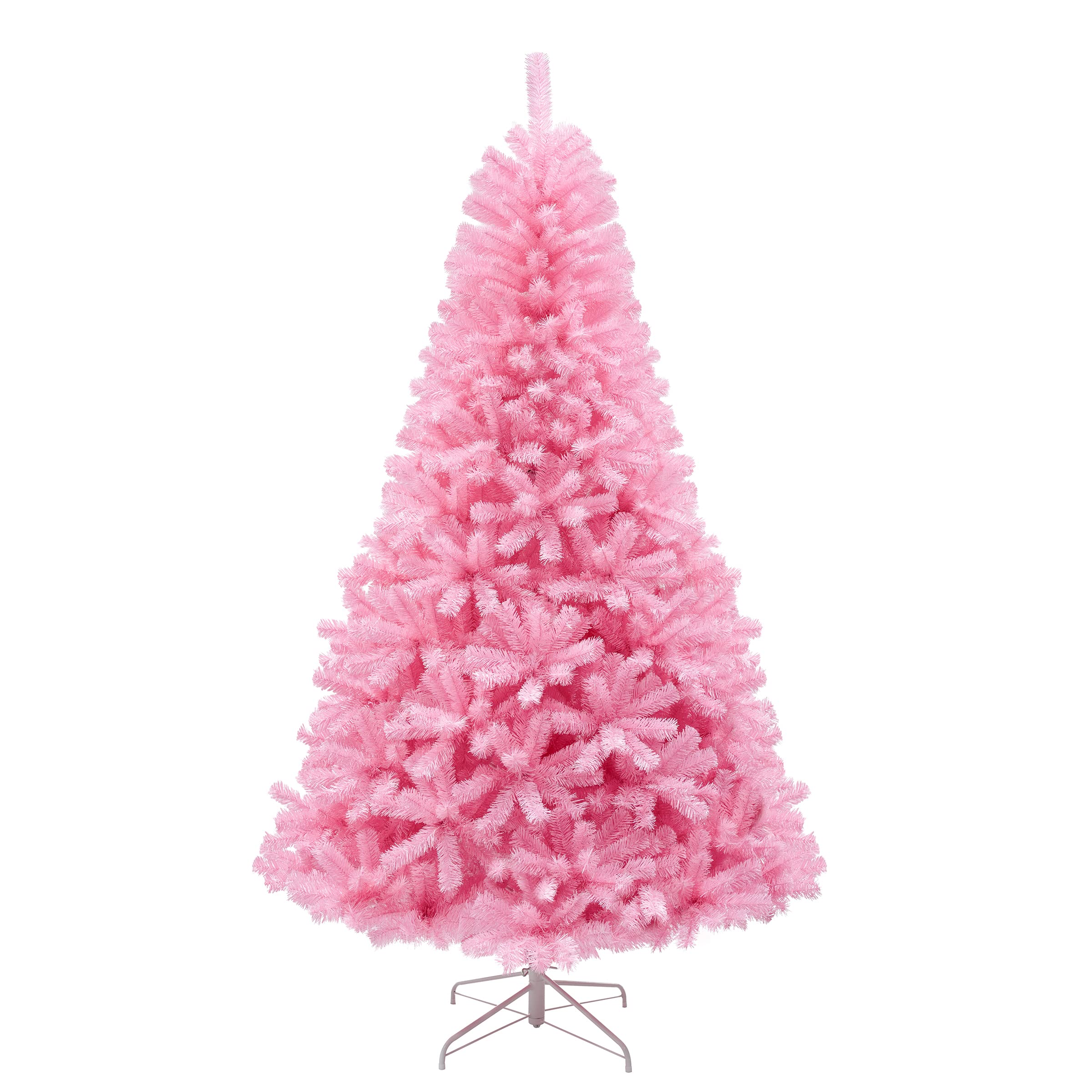 National Tree Company First Traditions Color Pop Christmas Tree, Pink, 7.5 ft