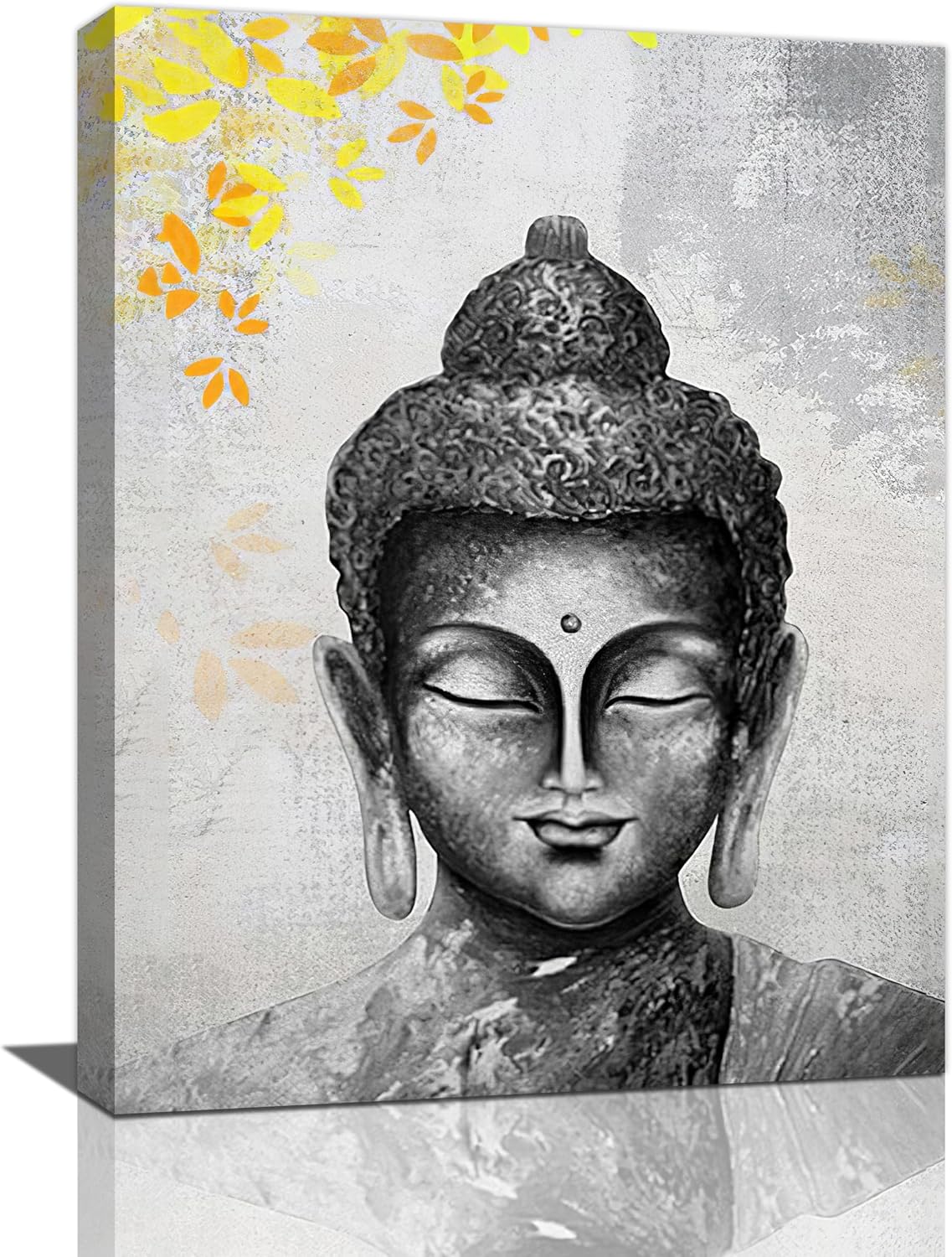 Amazon.com: Buddha Wall Art Rustic Buddha Pictures Wall Decor Canvas ...