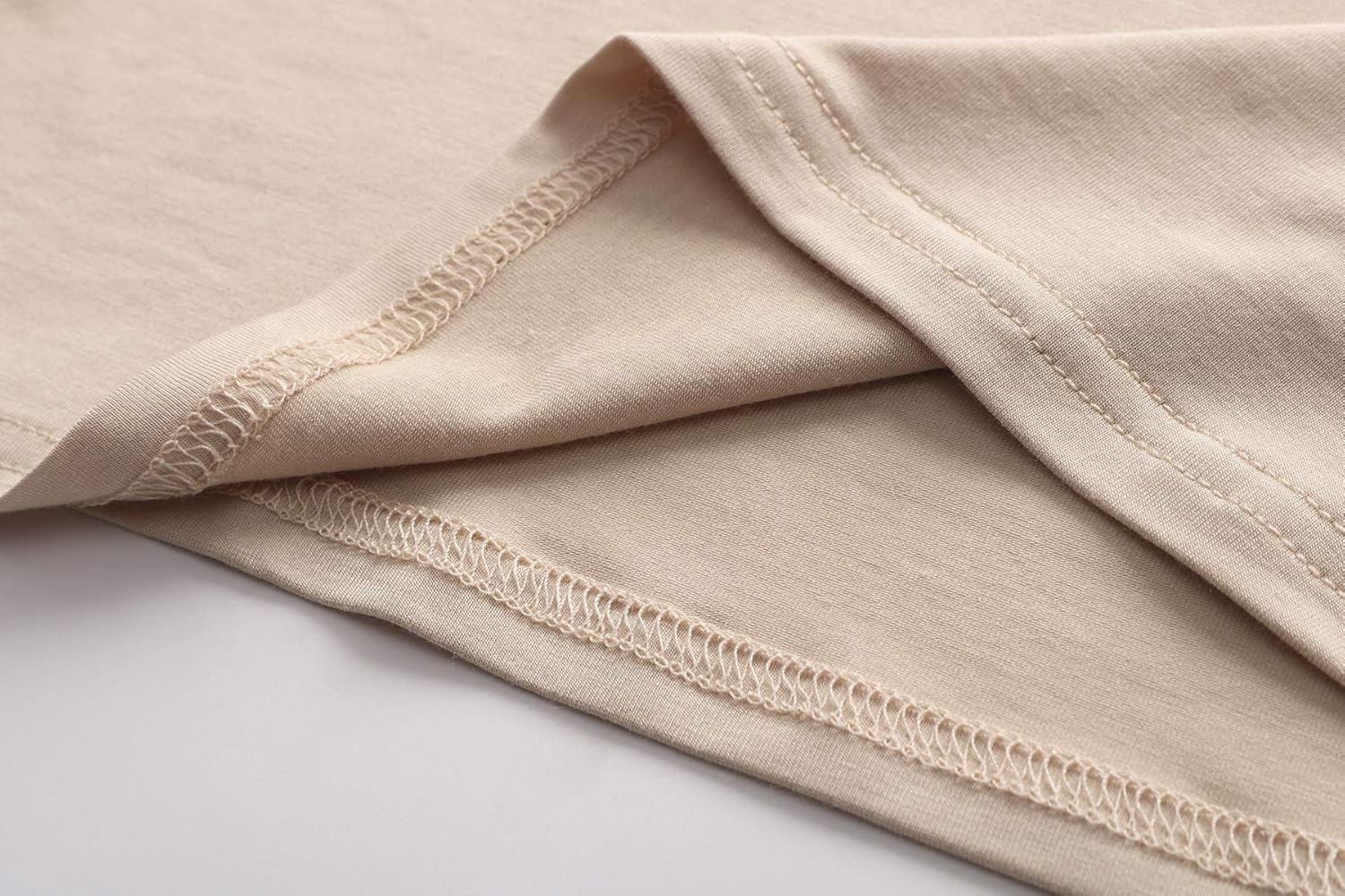 OThread & Co. Women's Crop Tops Basic Stretchy Scoop Neck 3/4 Sleeve T-Shirt - Image 7