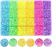 Vista 10 de Diamantes de imitación de resina con parte trasera plana para manualidades, diamantes de imitación de gelatina con diamantes de imitación rosas AB