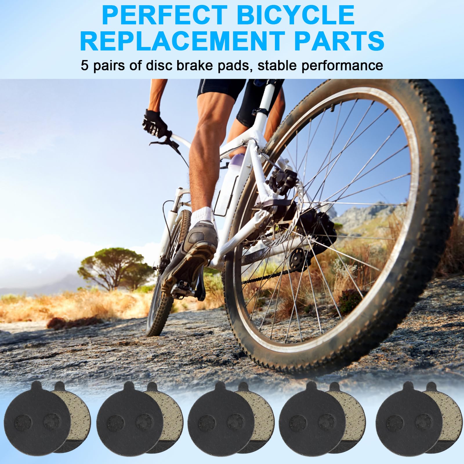 SCARPA FRENO TB50 Ebike 80 mm pastiglie freno per scooter elettrici EUR