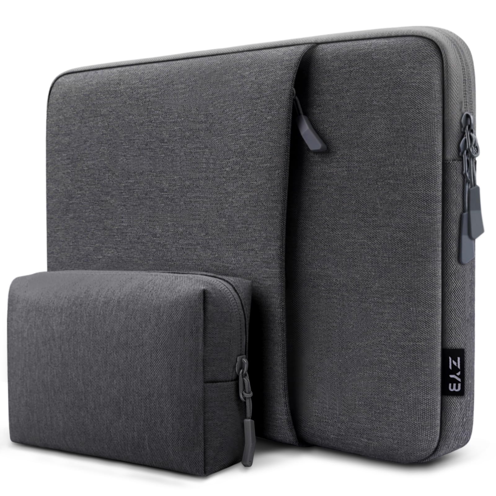 ZYB Custodia PC Portatil 14 Pollici,Custodia Laptop Notebook 14 Pollici per 2023-2025 MacBook Air 15 M4 M3 M2,14'' Lenovo ThinkPad IdeaPad Chromebook Acer DELL HP,15'' Mac Surface Laptop-Grigio Scuro