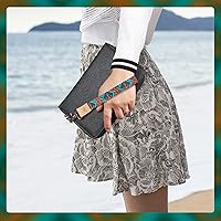 Vista 7 de Ecovision - Llavero con correa para llaves, llaveros de pulsera con 2 argollas para llaves para mujer