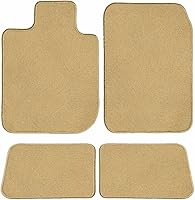 Vista 6 de GG Bailey D2612A-F1A-BGE - Juego de alfombrillas delanteras personalizadas para modelos seleccionados de Mazda 2, fibra de nailon (beige)