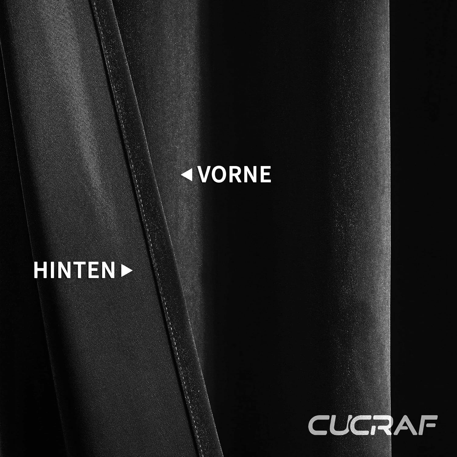 CUCRAF Lot de 2 rideaux en velours avec œillets - 160 x 140 cm (H x l) - Élégants - Isolation thermique - Isolation acoustique - Doux, protection contre le froid - Pour salon, chambre à coucher