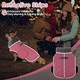 Dogcheer Dog Winter Jacket – Hook-and-loop closures at neck and belly