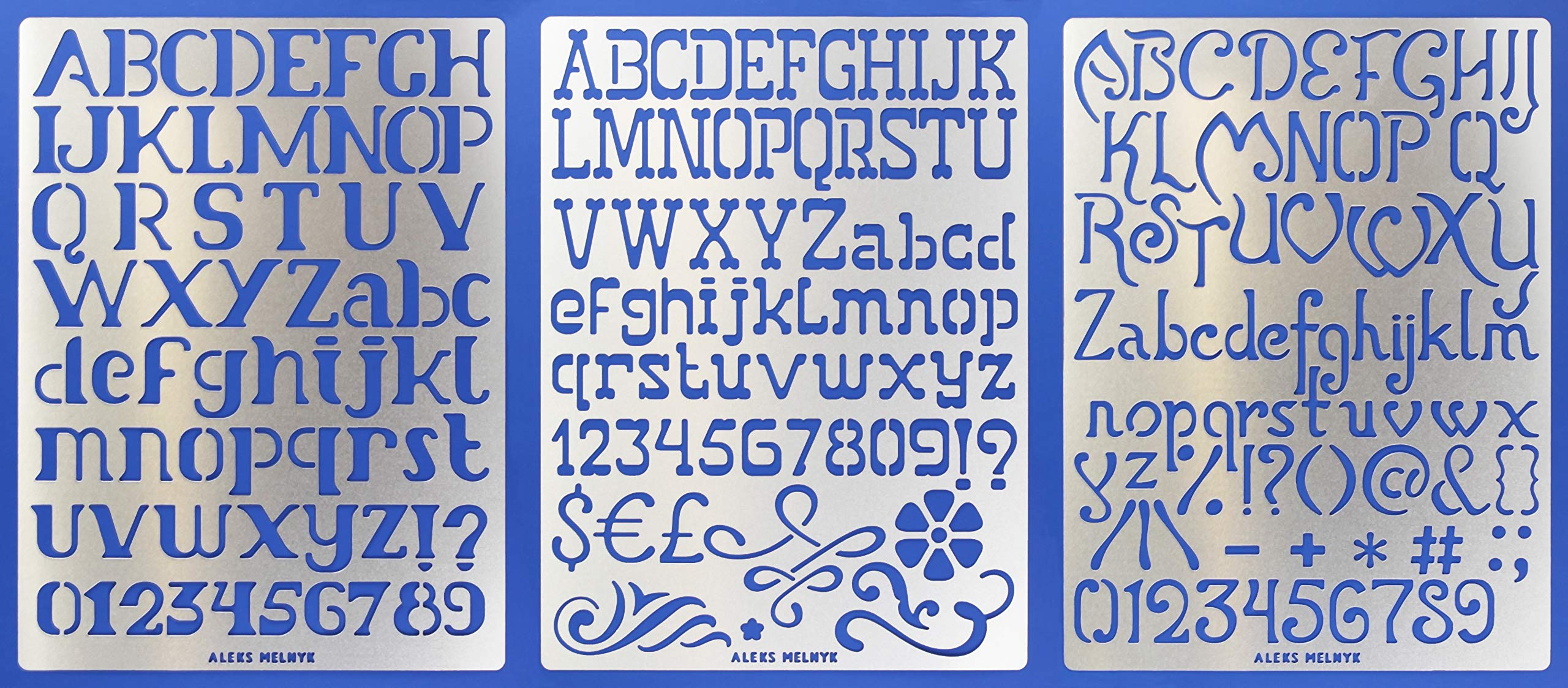 Buy Aleks Melnyk 45 Pyrography Stencils, Wood Burning kit 3 PCS