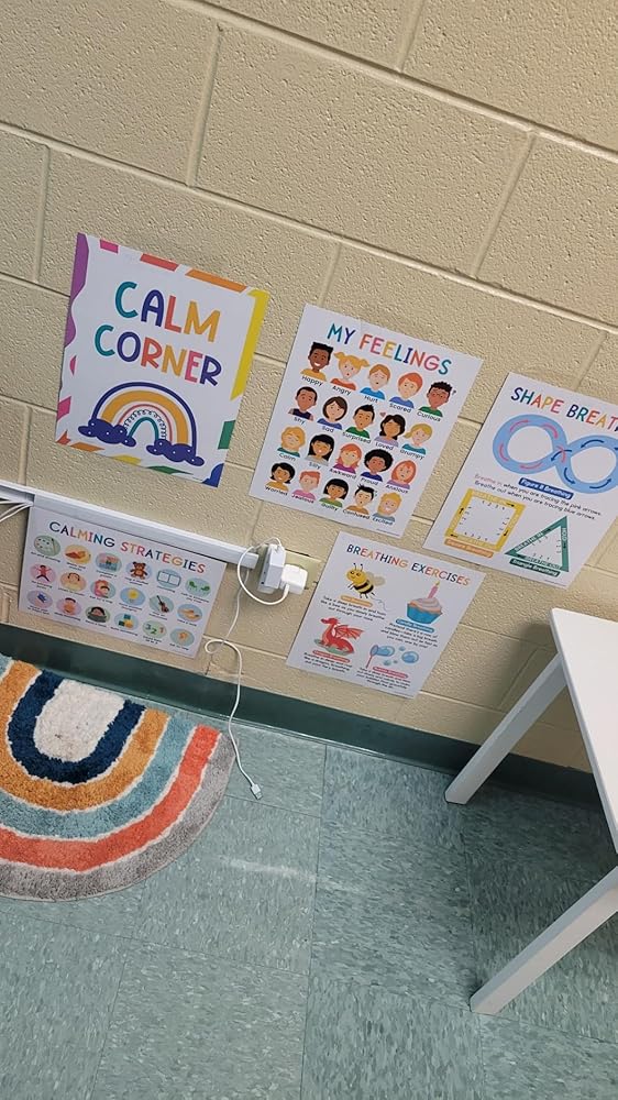 Calm Down Corner Posters