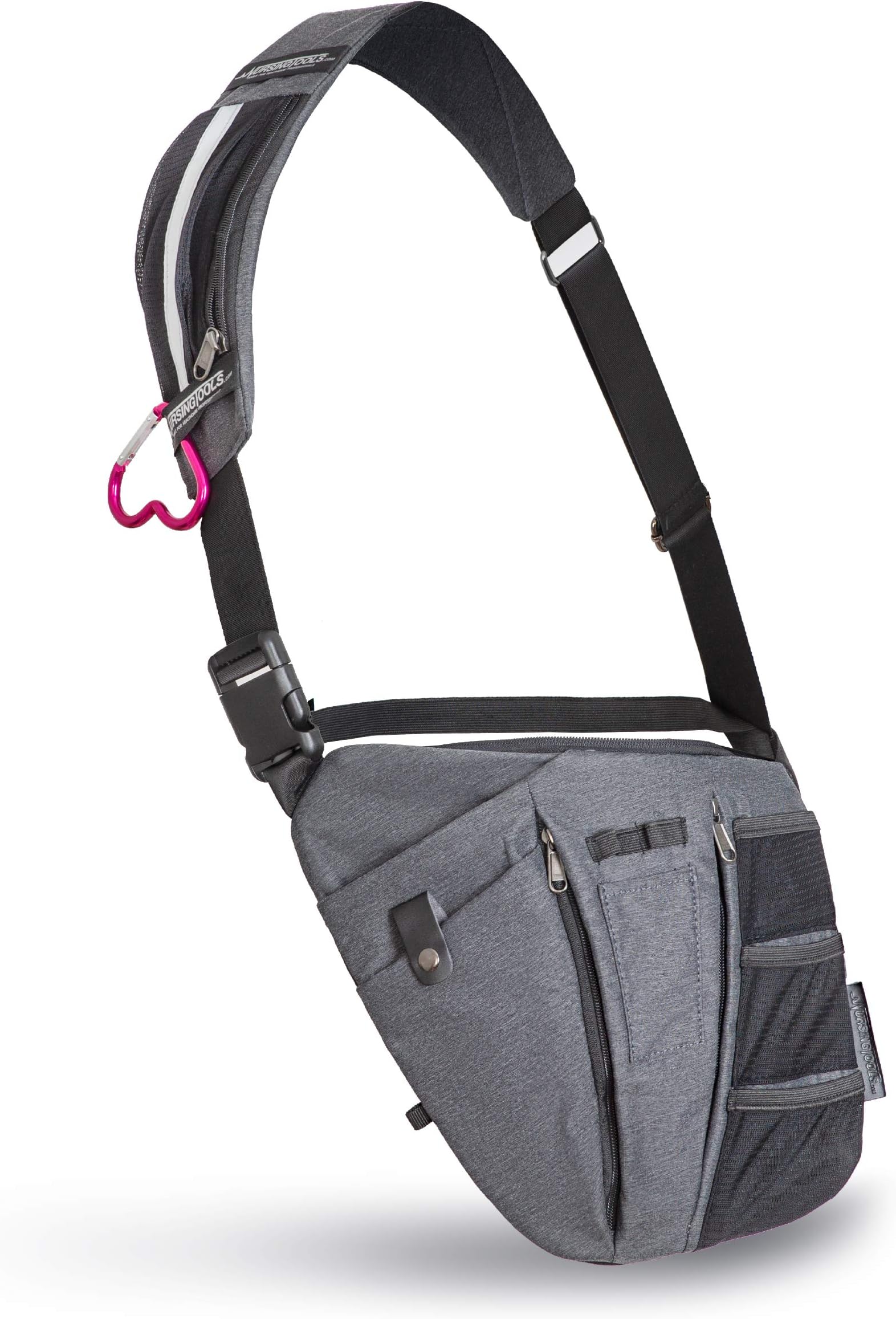 - Crossbody Fanny Pack with Holder for Stethoscope, Tape, & Bandage Scissors - Organizer Bag for Nurses, Student & Medical Professionals - Home Health Nurse Bag & Wound Care