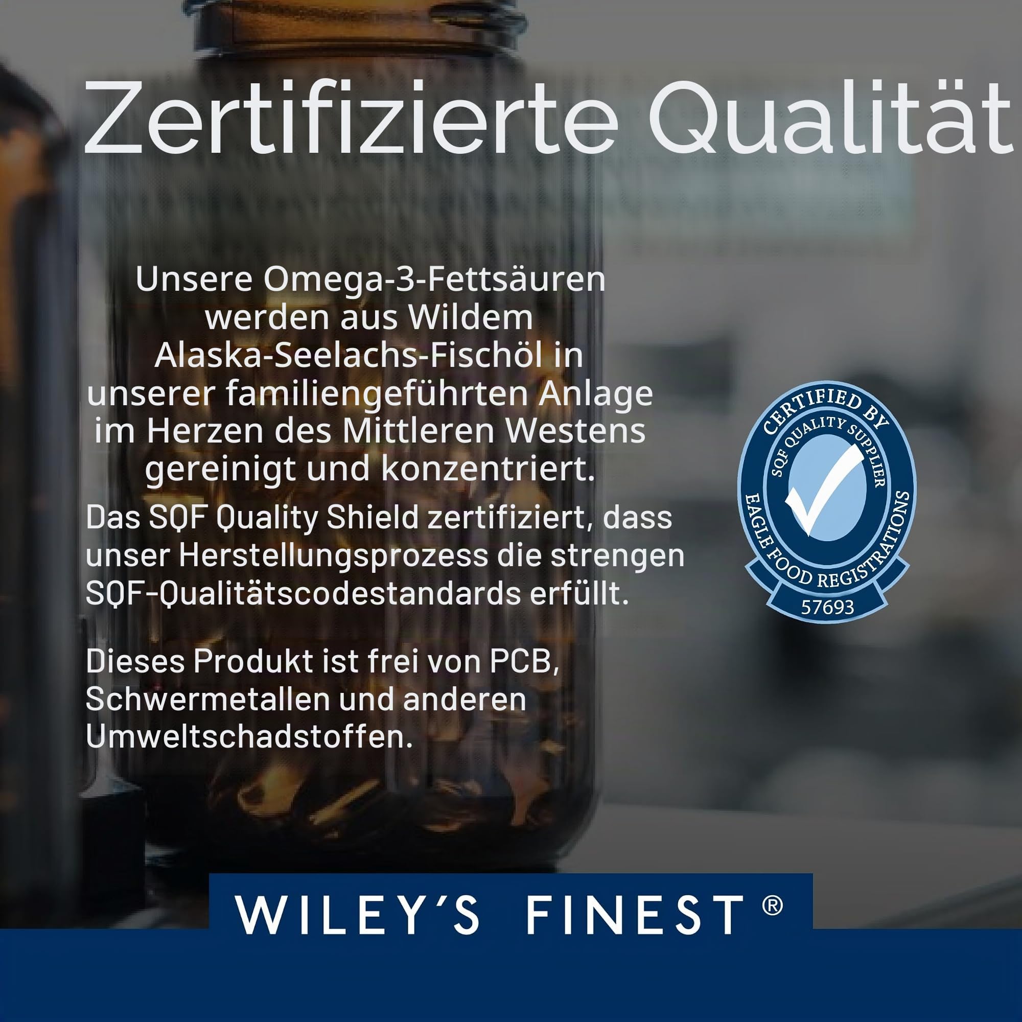 Wileys Finest - Wild Alaskan Fish Oil Peak EPA, 1000 mg, 30 softgels