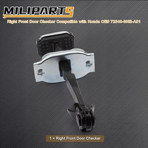 Miniatura 5 de Comprobador de puerta delantera derecha compatible con Honda Civic OE Part 72340-SNE-A01 2006-2011