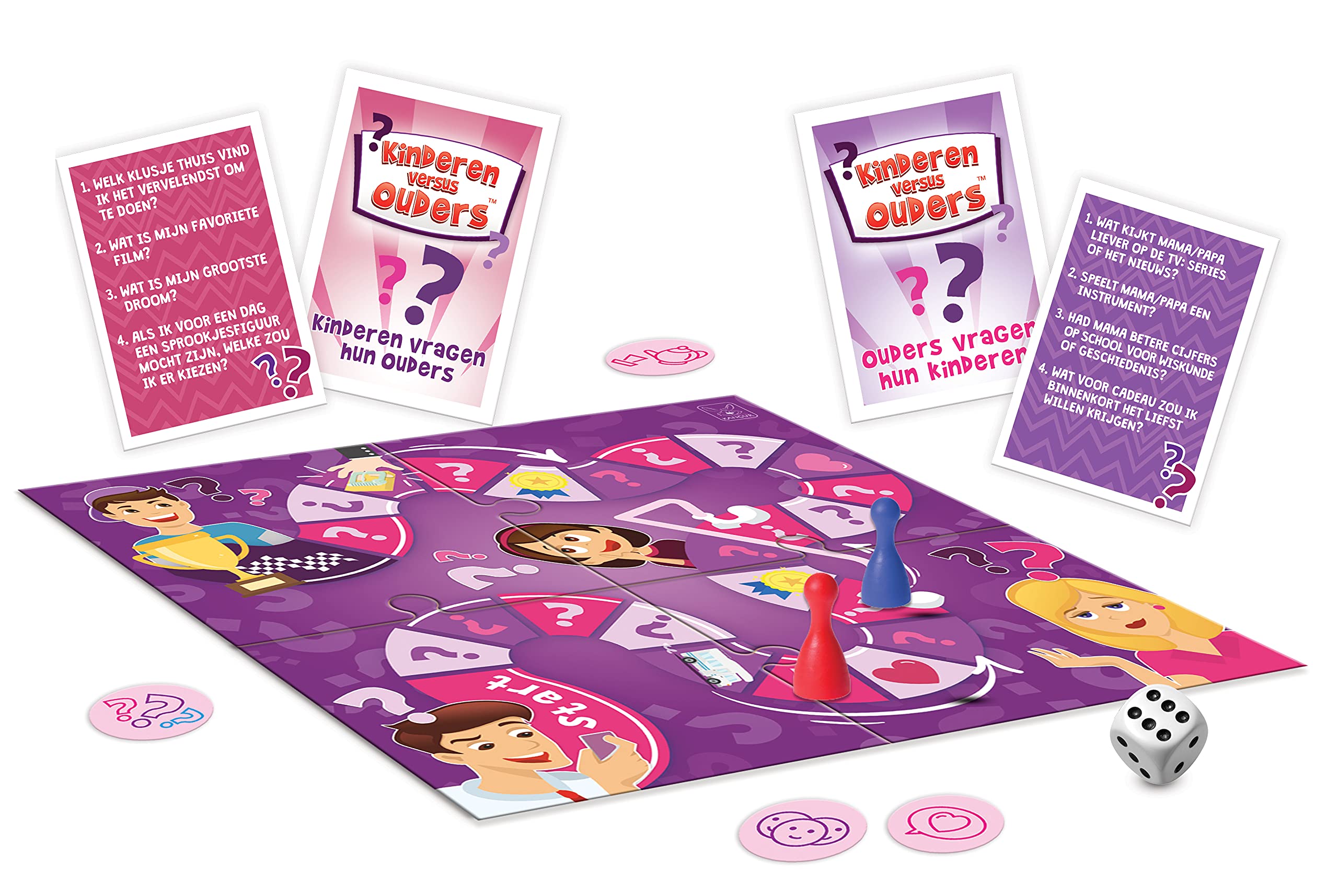 Bambini Contro Genitori – Gioco Da Tavolo Quiz Per Famiglie – 10 Secondi Per Rispondere - 6
