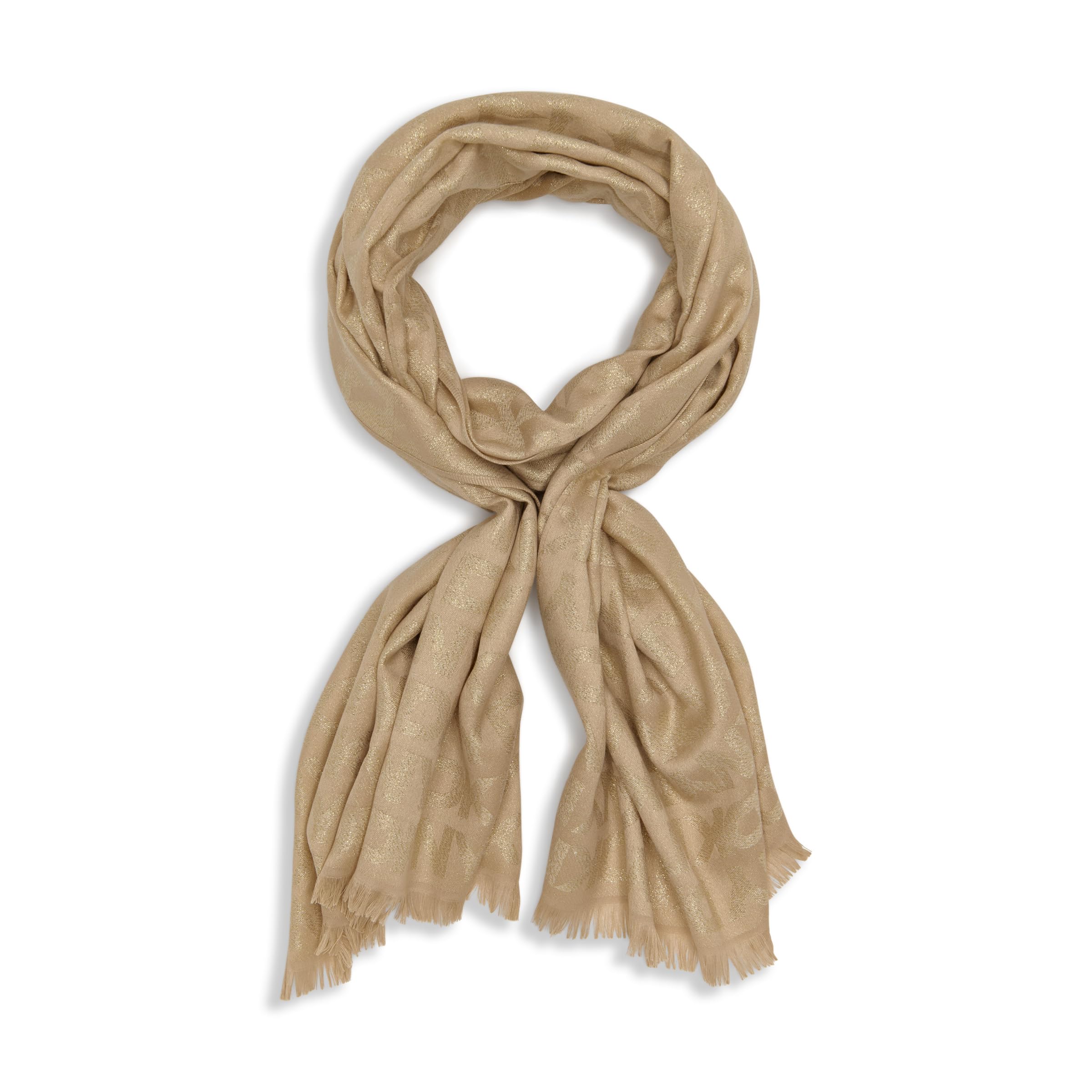 Dkny Women's Palamino Blanket Fluffy Plaid Scarf, One Size