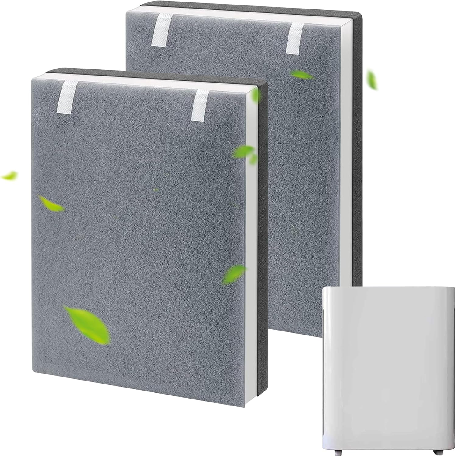 Vital 100 Replacement Filter for LEVOIT Air Purifier, Replace Part Vital 100-RF, 3-in-1 Filtration with Pre, H13 True HEPA and High Efficiency Activated Carbon Filters for Home Living Room (2 Pack)