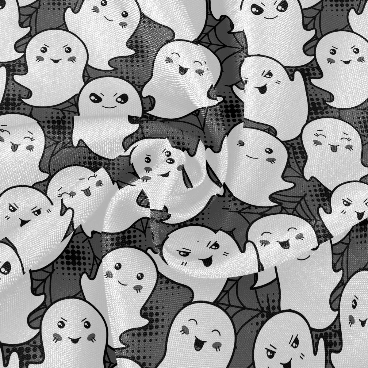 3 tovaglie rosa di Halloween – Tovaglie in plastica a forma di fantasma, zucca e pipistrello per decorazioni per feste di Halloween